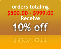 $500-$999 Receive 10% Discount